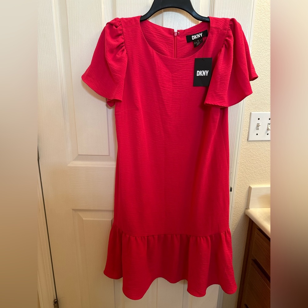 DKNY Bold Beautiful Pink Dress